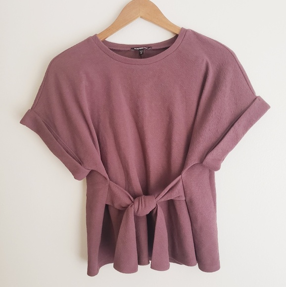 Express Tops - Express Tie Front Top